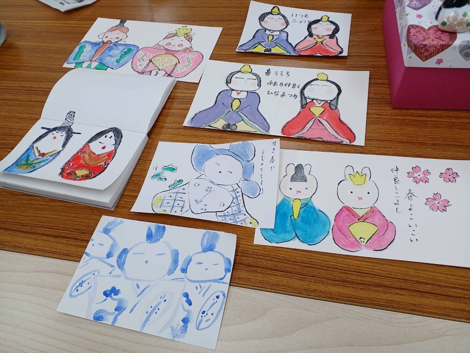 knk_post_絵手紙教室（ひな祭り編）202503_04